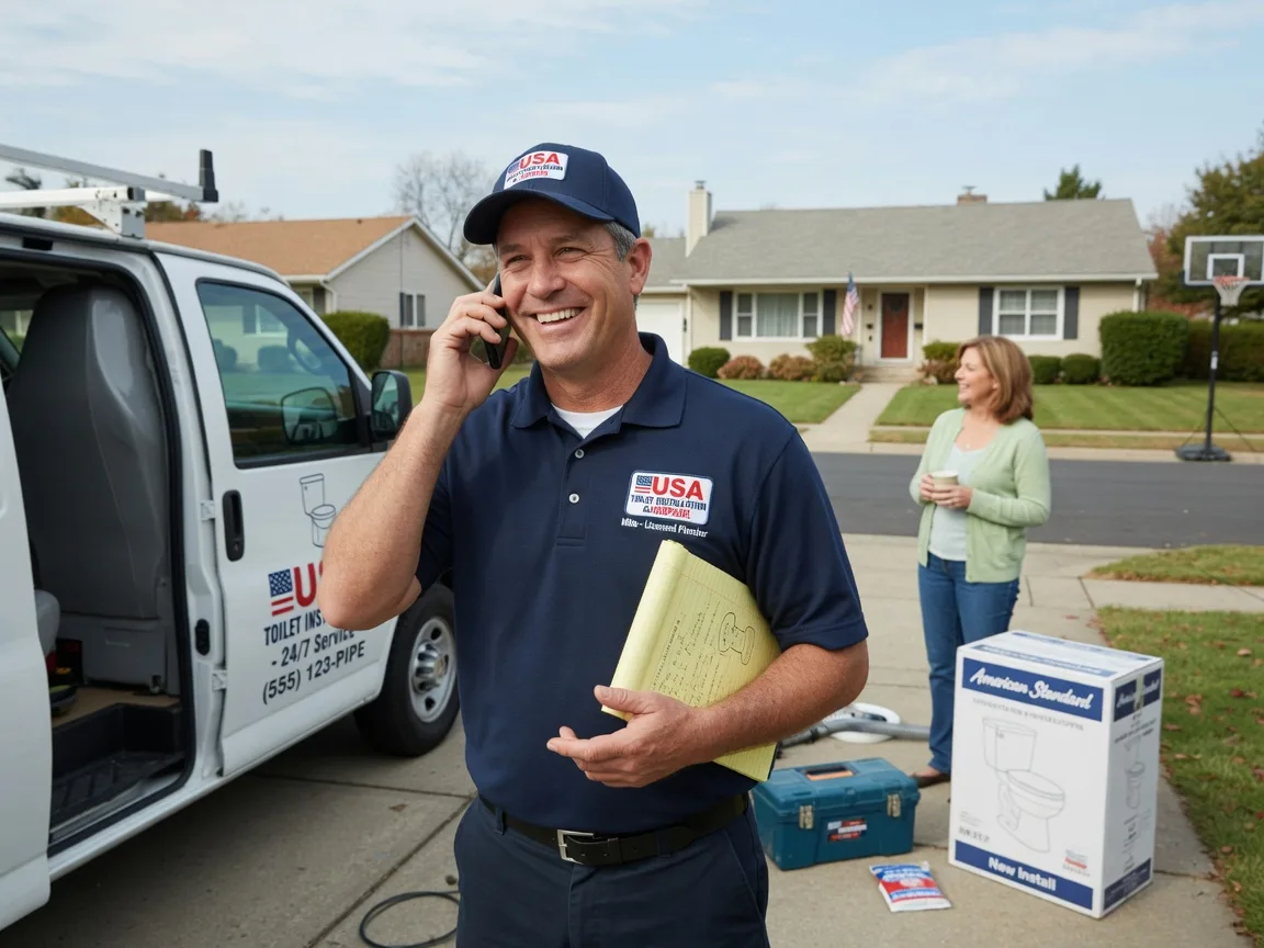 Toilet Installation De Pere, WI FAQs